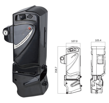 Pin súng OEM Fascial 24V 2600Mah Xe đạp điện Pin có thể tháo rời