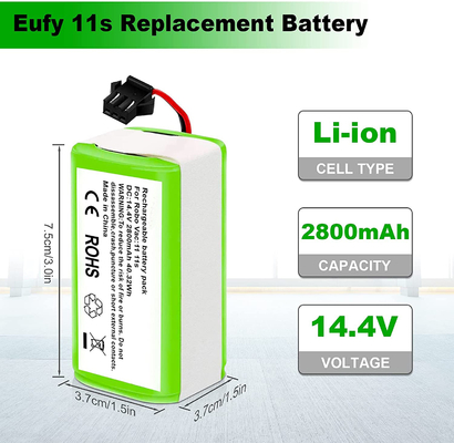 Máy hút bụi RoboVac Pin Lithium 11S 15C 15T 14.4V 2800mAh Pin Li Ion