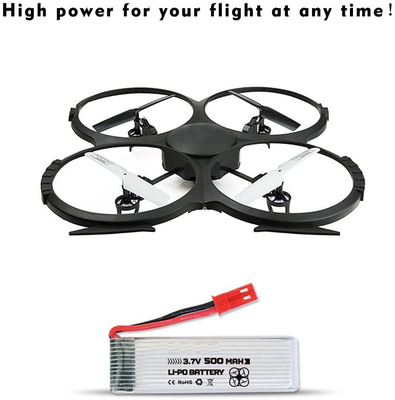 Bộ pin Li Ion Polymer có thể sạc lại NCM Pin Lipo 3.7V 500mAh