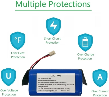 Bộ pin Lithium Ion 14.4V/14.8V 2600mah Sweeper 14.4V/14.8V cao cấp Premium 2022