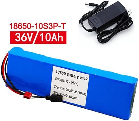 Bộ pin lithium 36V 18650 BMS 10AH Pin Lithium Ion cho xe điện